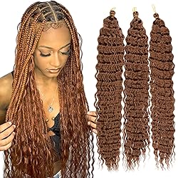 Curly Crochet Hair 30 Inch Curly Braiding Hair 3