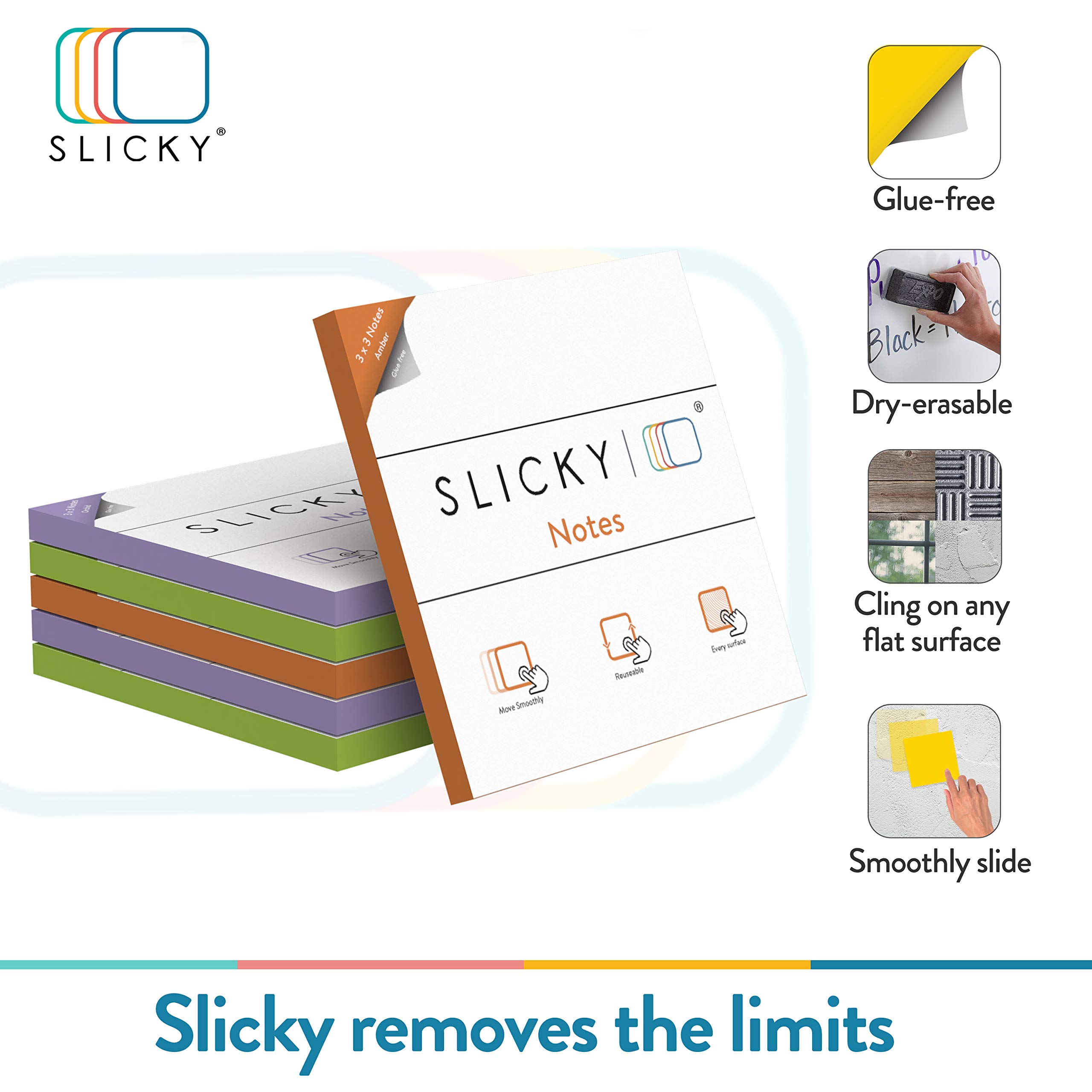 STICK NOTES WITH NO STICKY GLUE
