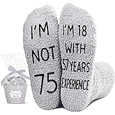 HAPPYPOP Birthday Gifts Ideas for Men - Gifts for 71-100 Year Old Male, Birthday Socks
