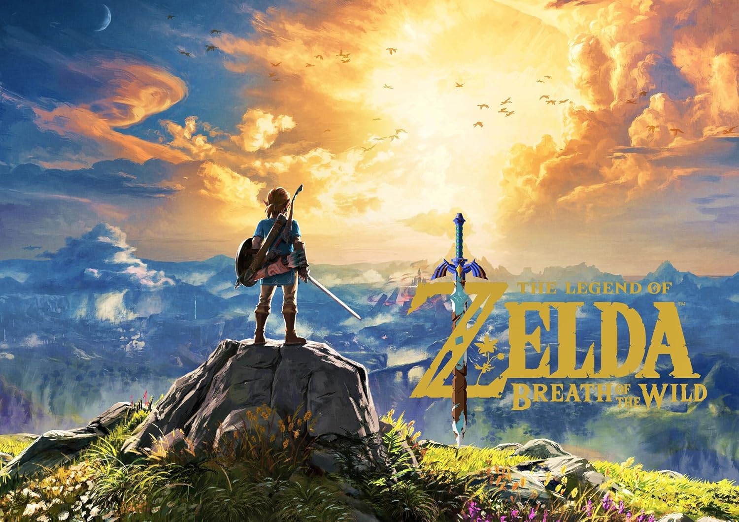 The Legend of Zelda Breath of the Wild Poster Amazon.co.uk Kitchen & Home