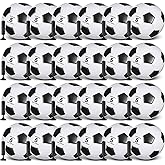 Sotiff 24 Pcs Size 5/4/3 Soccer Ball Bulk with 24 Pump Deflated Soccer Balls Bulk for Kids Teen School Team Training Practice Outdoor Game, Sports Gifts for Charity Donation