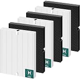 116130 Replacement Filter H for Winix 5500-2 Air Purifier, 3 Set | Compatible with Winix 5500-2 AM80 PlasmaWave Air Purifier. 3-in-1 High-Efficiency Materials with Activated Carbon Filter.