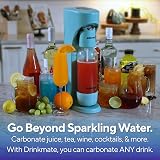 DrinkMate OmniFizz Sparkling Beverage Maker Arctic Blue 1L Bottle 60L CO2 view 4