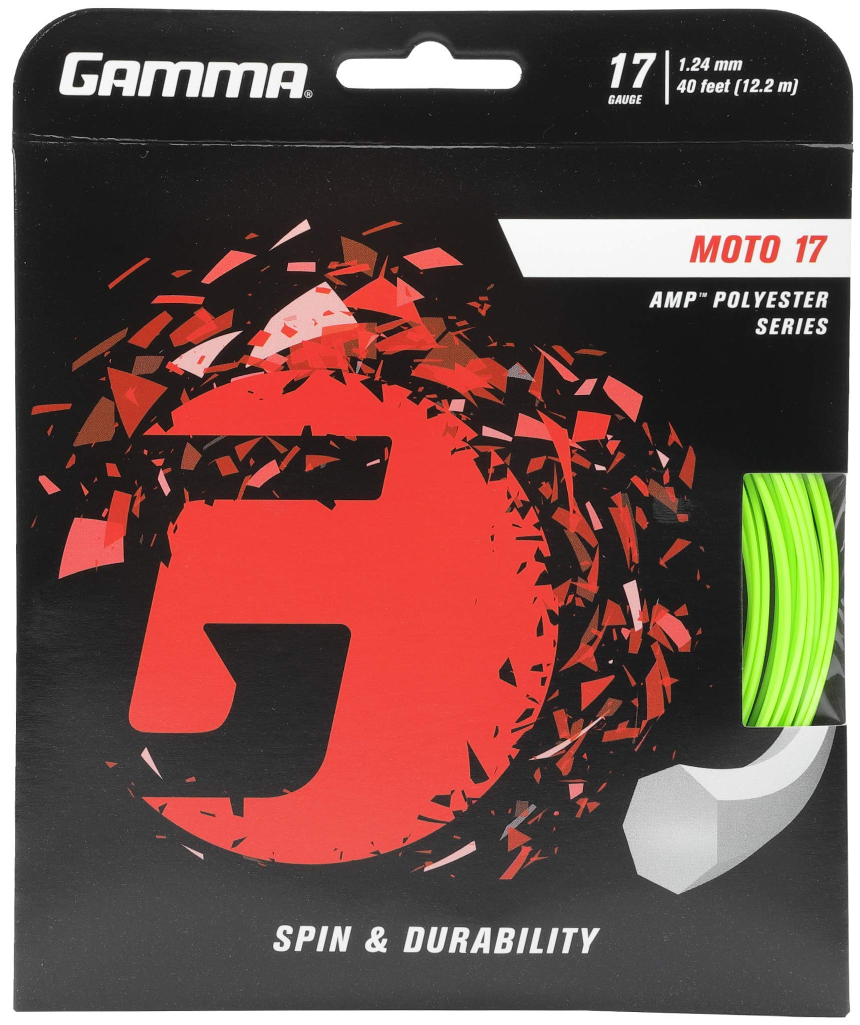 Gamma Moto String Set - Green, 1.24 mm