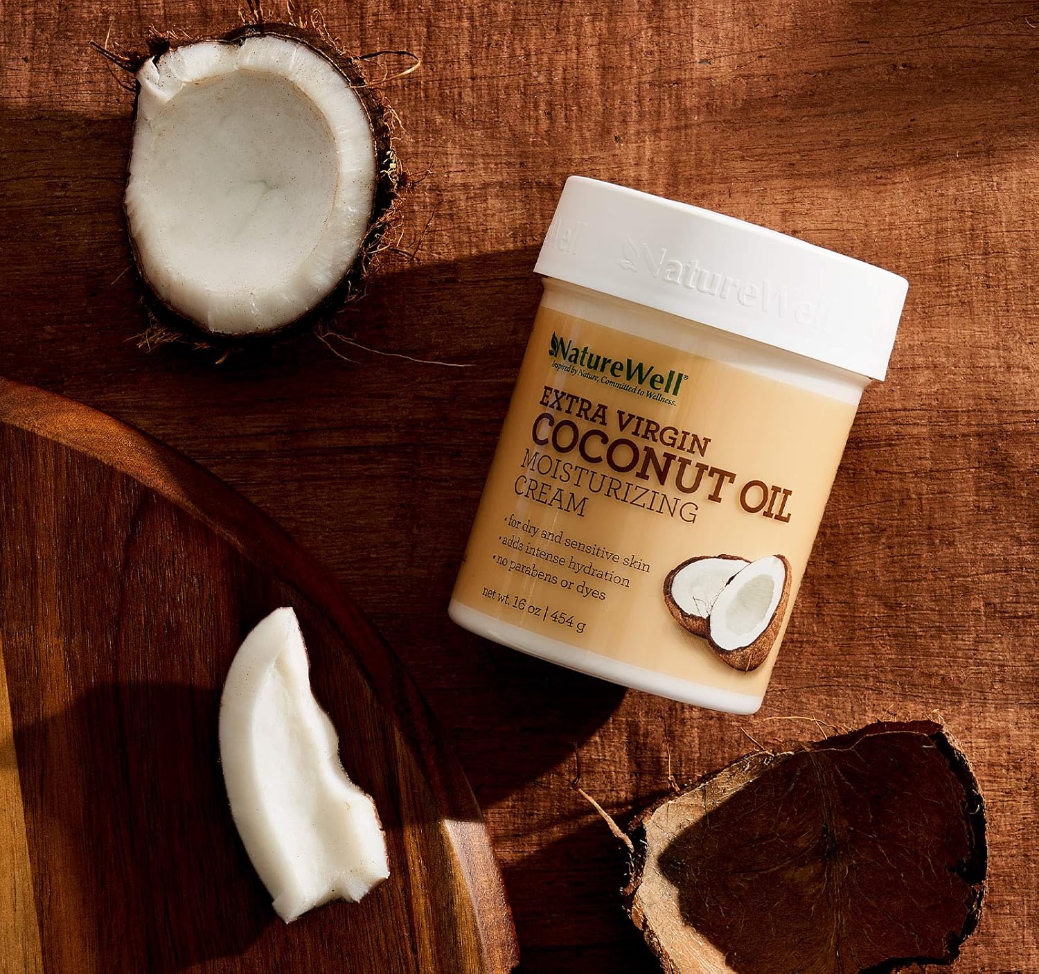 naturewell coconut moisturizing cream