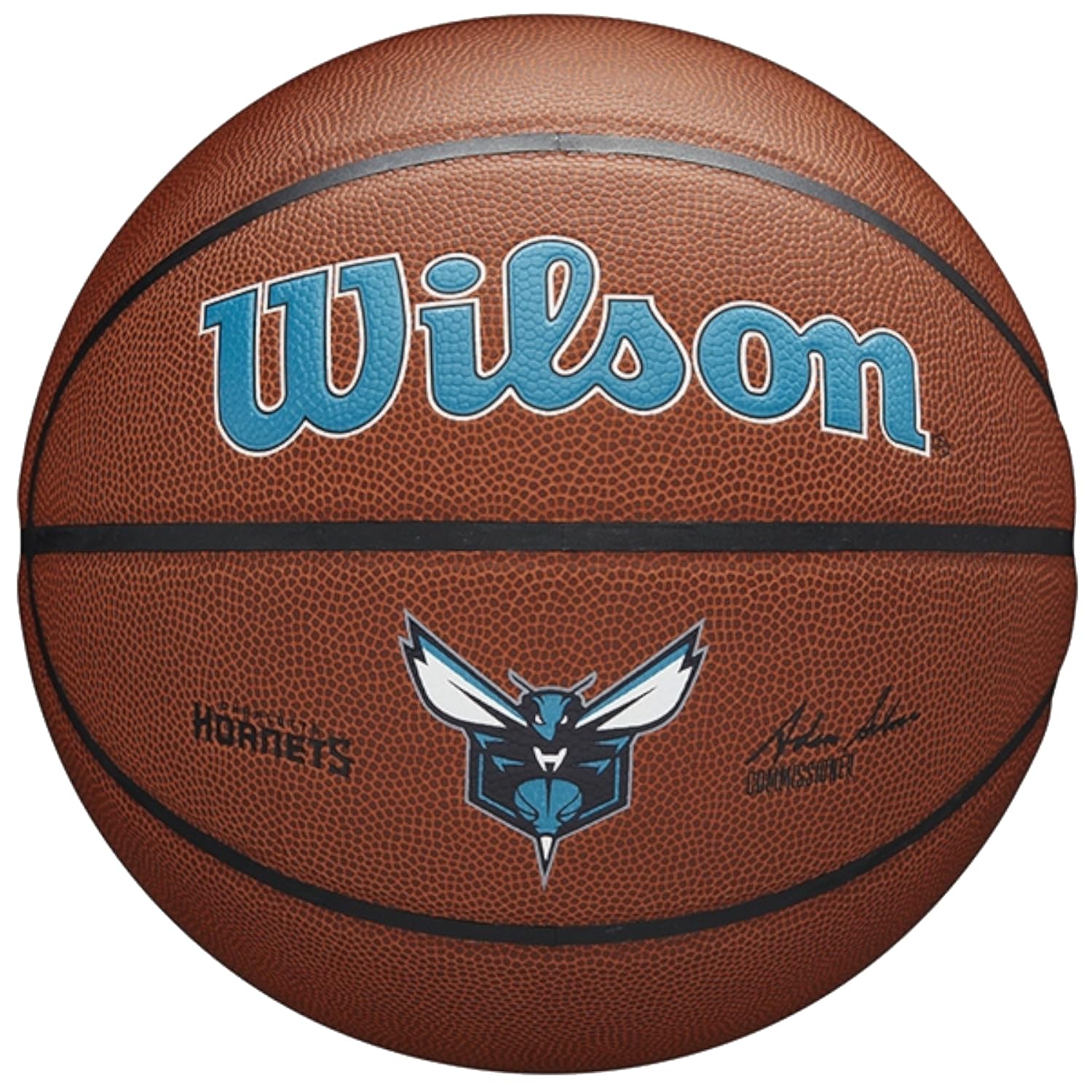 WILSON NBA Team Alliance Basketball - Size 7 - 29.5", Charlotte Hornets Image