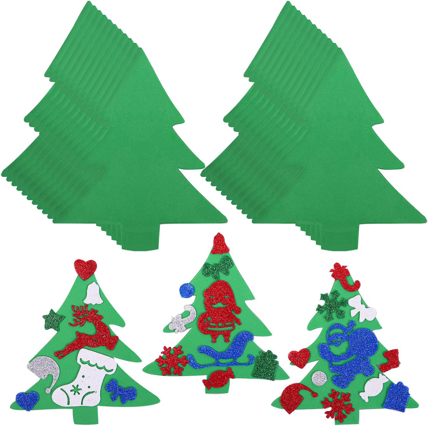 Download Amazon Com Aneco 36 Pack Foam Christmas Tree Foam Christmas Tree Shapes Christmas Craft Kits For Xmas Craft Party Decorations 6 Inches Toys Games Yellowimages Mockups