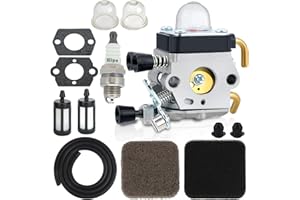 Hipa FS80R Carburetor for STHIL FS85 FS85R FS80 FS72 FS74 FS75 FS76 FS85RX HS72 HS74 HS75 HS76 HS80 HS85 HL75 FH75 FC75 FC85 KM80 HT70 HT75 String Trimmer Weedeater w Maintenance Kit