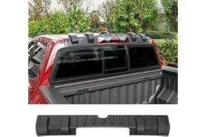 powoq Rear Roof Protector Compatible with 2015-2022 Chevy Colorado Truck Cab Roof Protector TPE Rear Spoiler Replacement for 2015-2022 Chevy Colorado Accessories