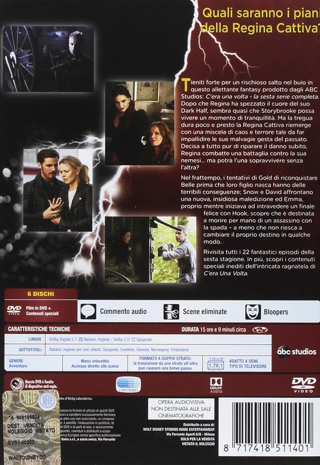 C Era Una Volta Stagione 6 Dvd