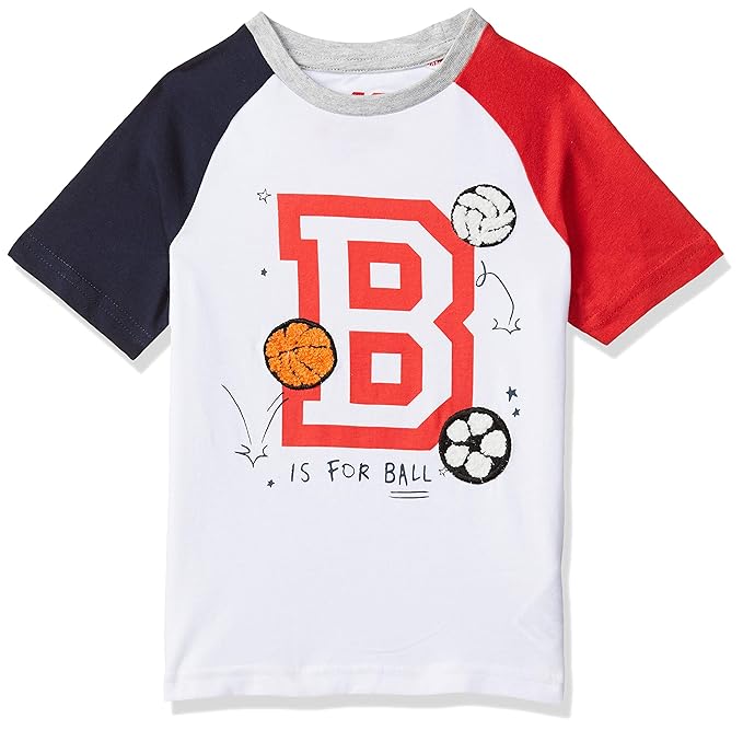 Baby Boys Striped Regular Fit T-Shirt