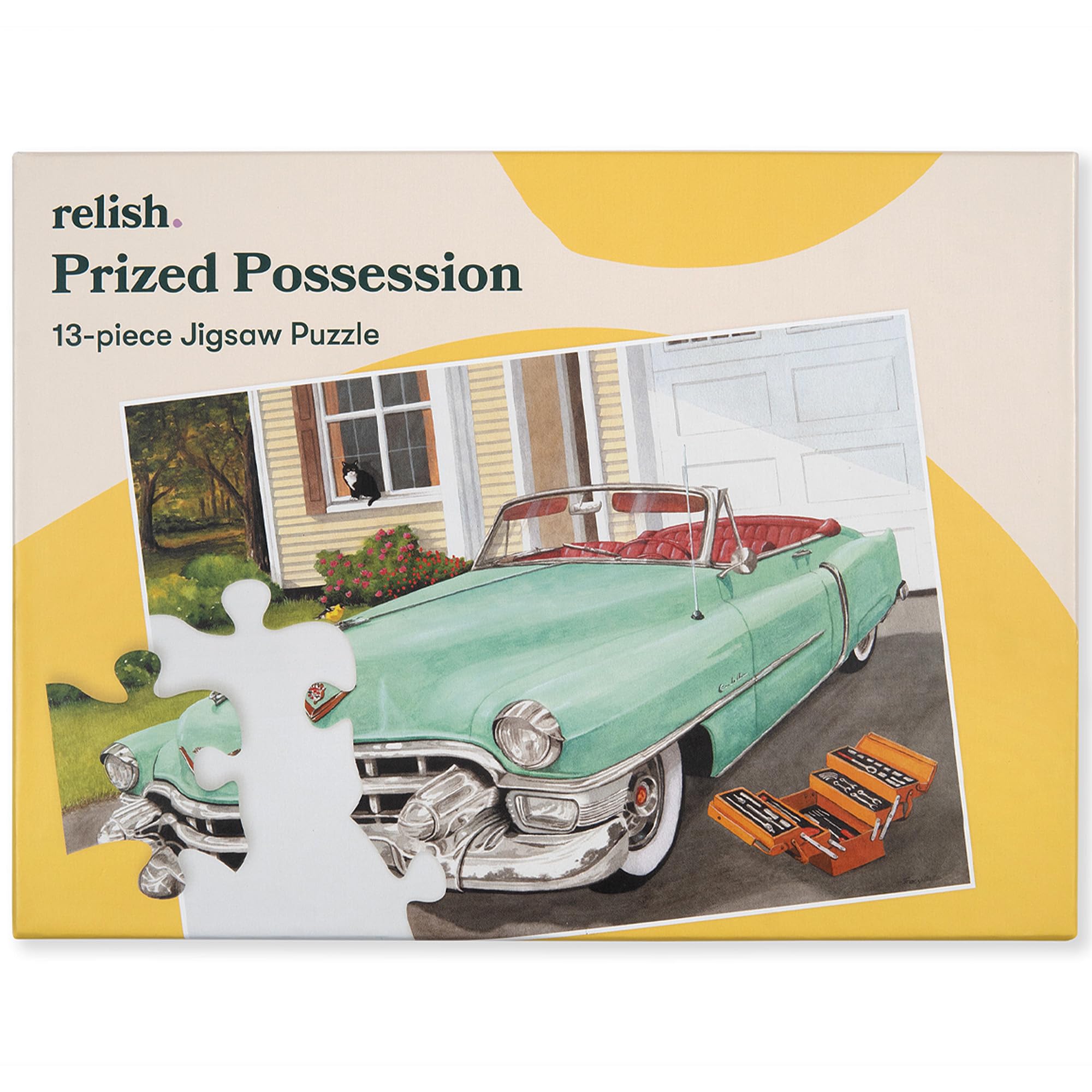 Relish - Dementia Jigsaw Puzzles for Adults - 13 Piece Prized Possession Car Puzzle - Activities & Gifts for Elderly People with Alzheimer's