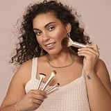 REAL Au Naturale Makeup Brush Kit 9 Piece Gold Premium view 5