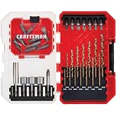 CRAFTSMAN 35 Piece Screwdriver Bit Set, Durable, Shock-Resistant Steel (CMAF35SET)
