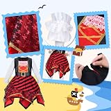 MELAND Girls Pirate Costume Light Up Dress Set 3-10 Years view 3