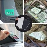 Siqian Parking Permit Holder 2 Pack Windscreen Car Card Holder PVC 10x10cm view 5