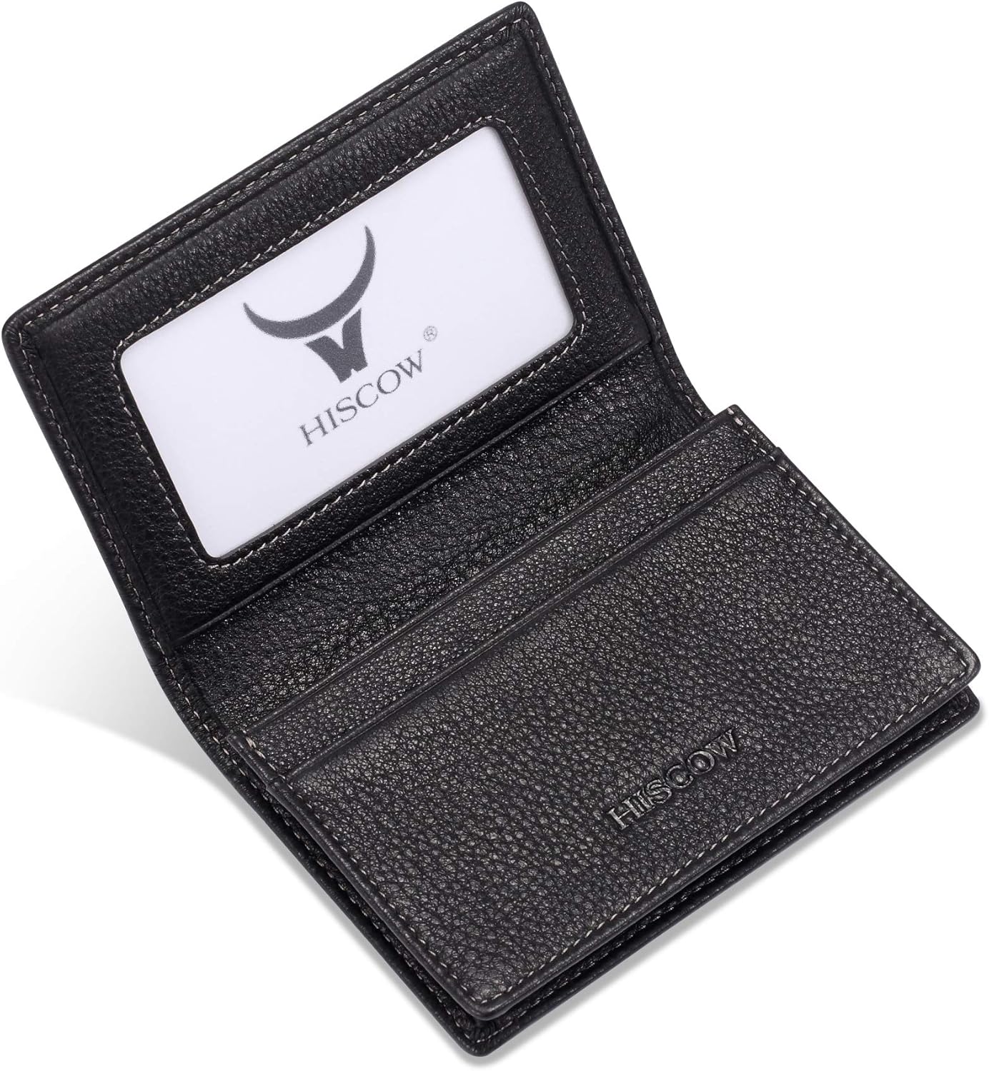 Leather Business Card Case Holder for Men & Women, Italian