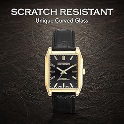 Miykon Vintage Watches for Men - Tank Square Gold
