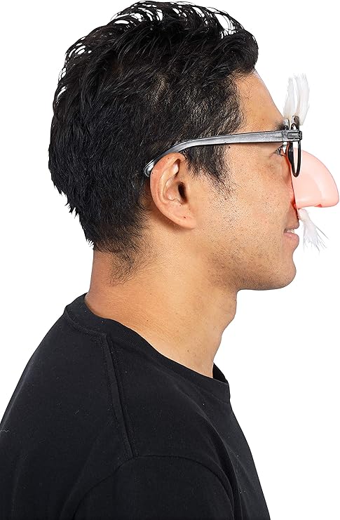 Amazon Party City 宴会の達人 バラエティグッズ 鼻メガネ ちょびひげ 白 おもちゃ おもちゃ