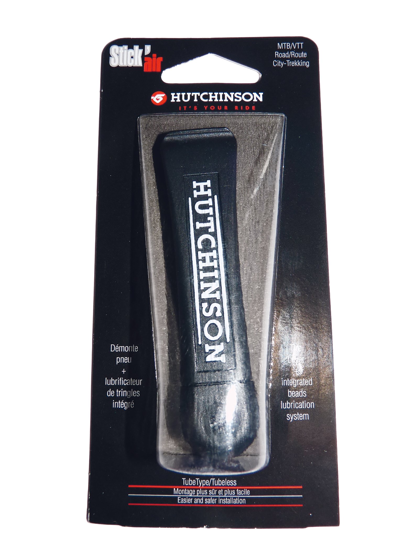Hutchinson SNC Tool AD59937 Stick Air Tyre Lever with Dispenser for Assembly Fluid,Black