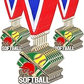 Tondiamo 24/48 Pcs Award Medals Bulk Sports Medals with Neck Ribbons 2 Inches Winner Award Prize Gift for Sports Themed Party Favors Team Tournaments Competitions Match