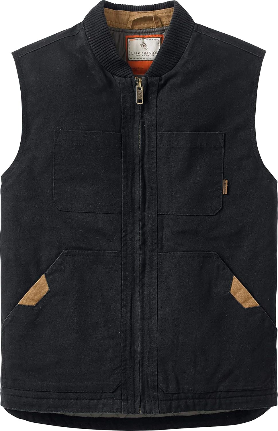 Legendary Whitetails Men's Canvas Cross Trail Vest: Clothing