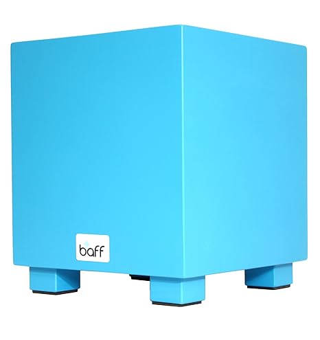 baff Musikmöbel 212 Kindertrommelhocker/cajon mit Sitzhöhe 30 cm blau