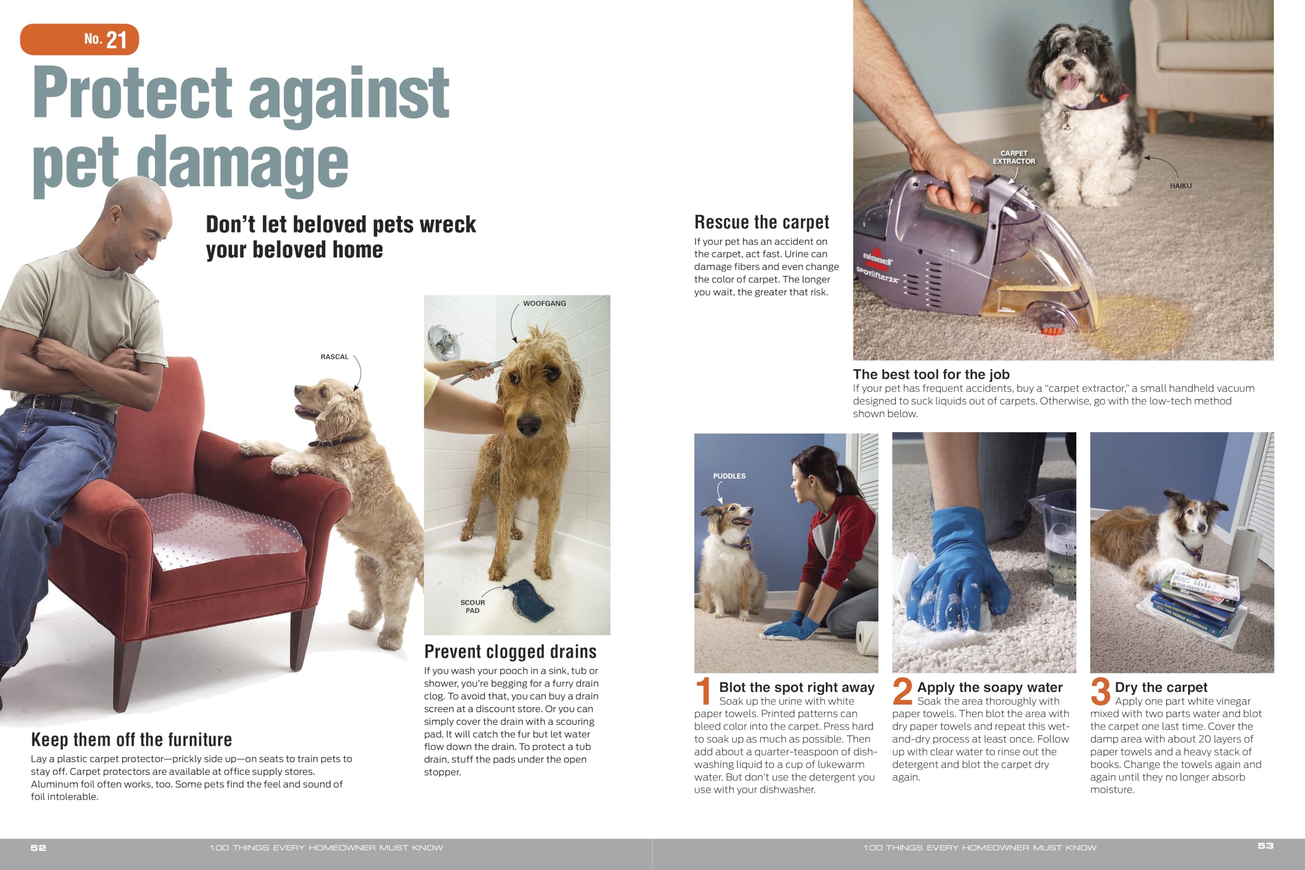 100 Things Every Homeowner Must Know: How to Save Money, Solve Problems and Improve Your Home (Family Handyman 100)