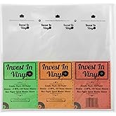 100 LP Sleeves Combo Pack - 50 Outer &amp; 50 Inner Sleeves for 12" Vinyl Records - Protect Your Collection - Invest In Vinyl