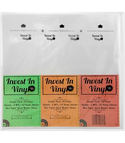 Invest in Vinyl 100 Clear Plastic Protective LP Outer Sleeves 3