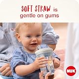 NUK Action Cup Toddler Cup 12+ Months Twist Close Leak-Proof 230ml Yellow Cat view 2