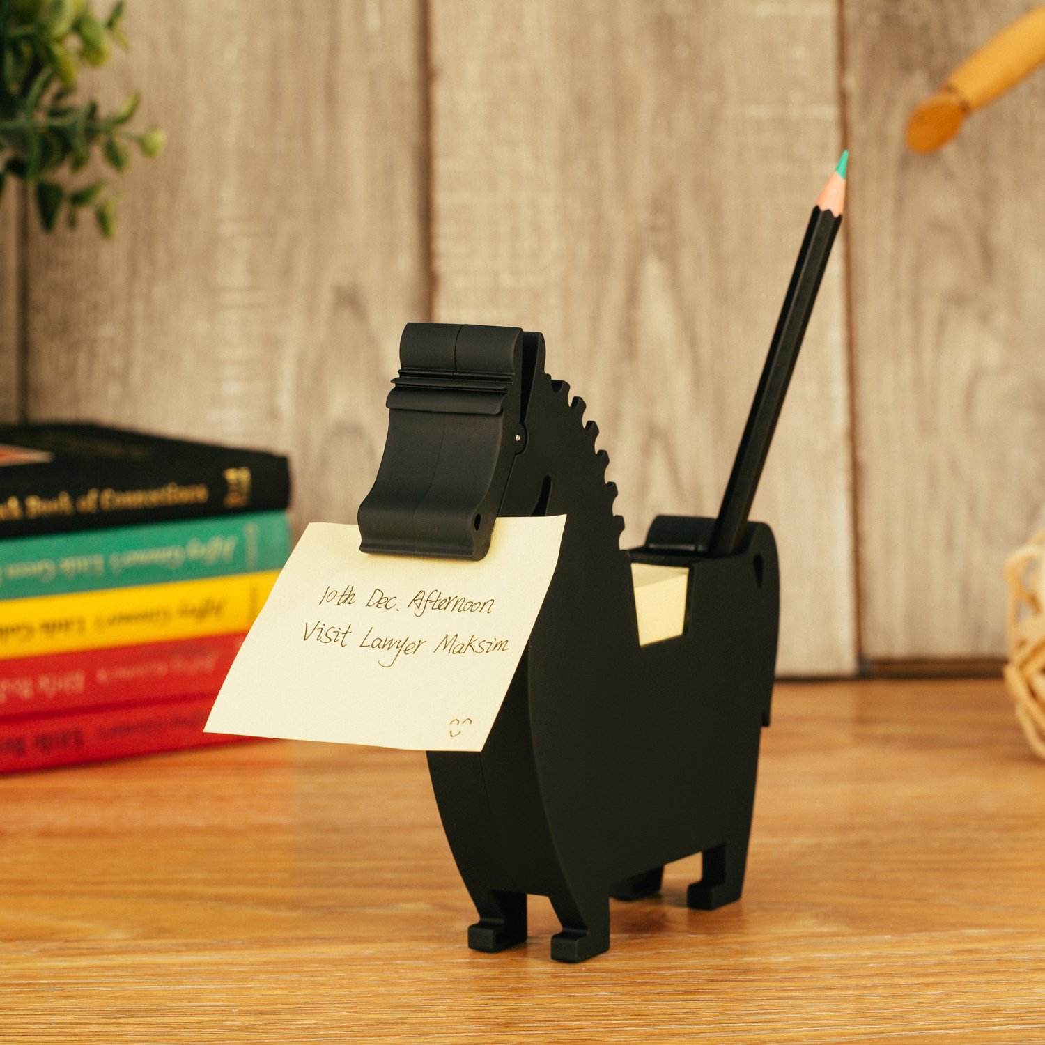 Desk Accessories & Workspace Organizers Horse Memo Dispenser and Pen