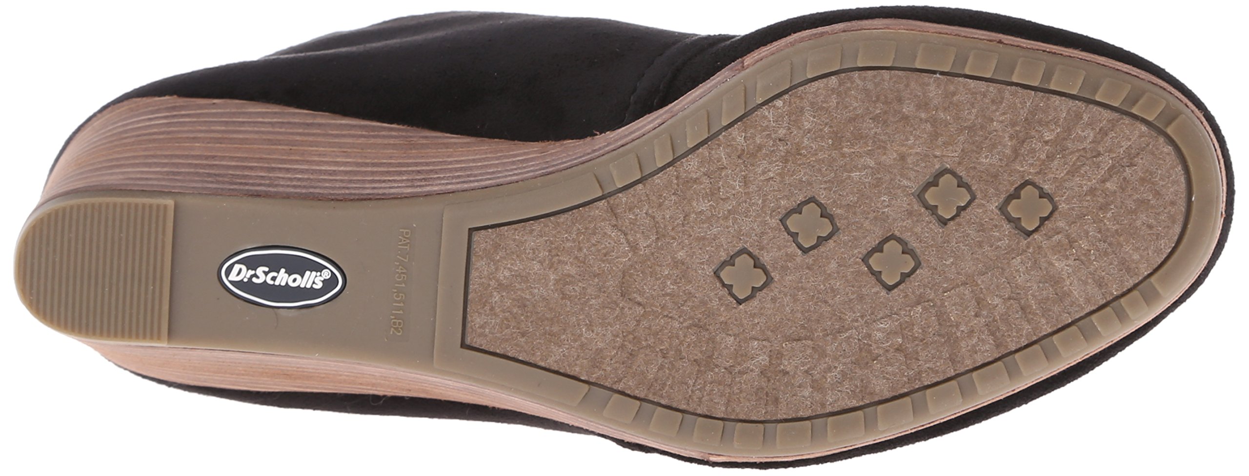 Dr. Scholl's Shoes Women's Dakota Boot, Black Microfiber Suede, 9 M US