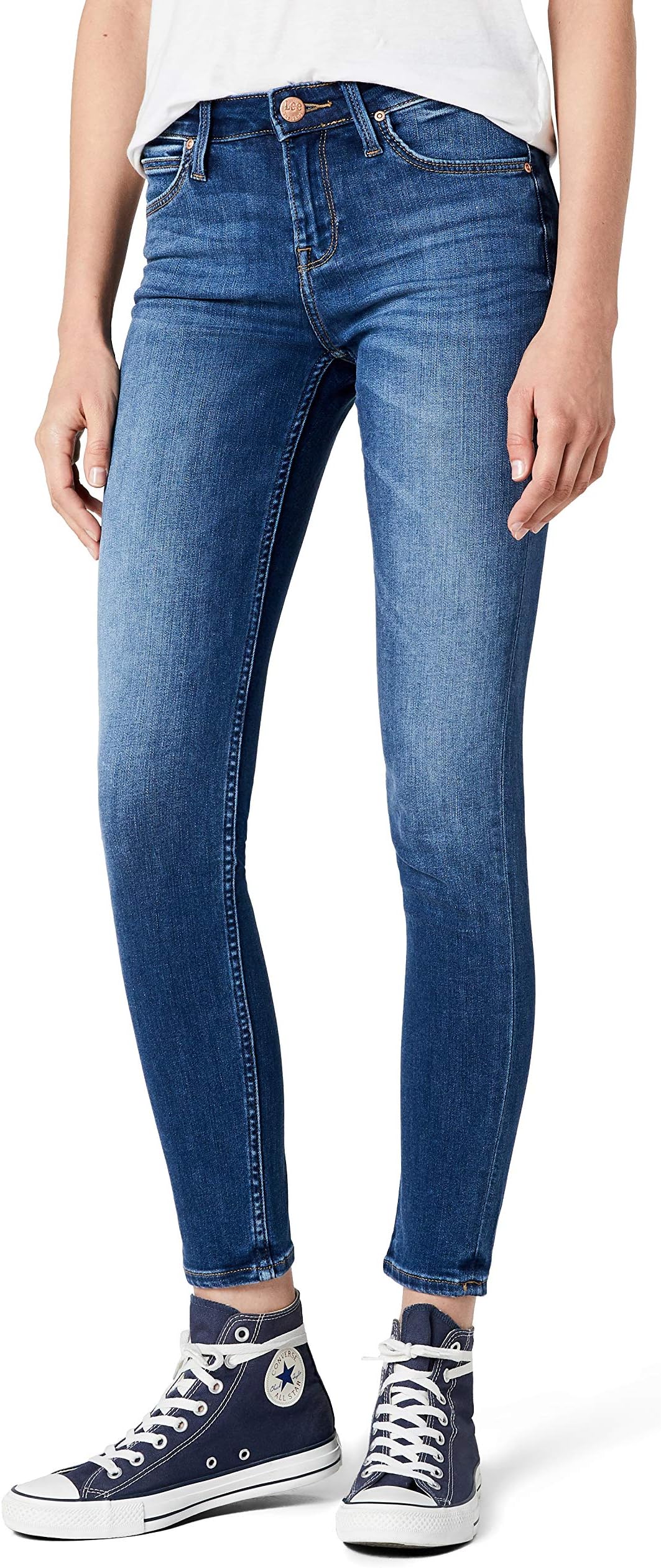 womens lee skinny jeans