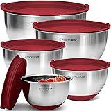Priority Chef Premium Mixing Bowls With Airtight