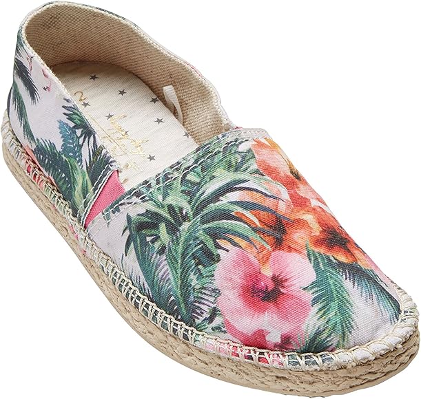 next Niñas Alpargatas (Niña Mayor) Estándar Estampado Floral EU 41: Amazon.es: Zapatos y complementos