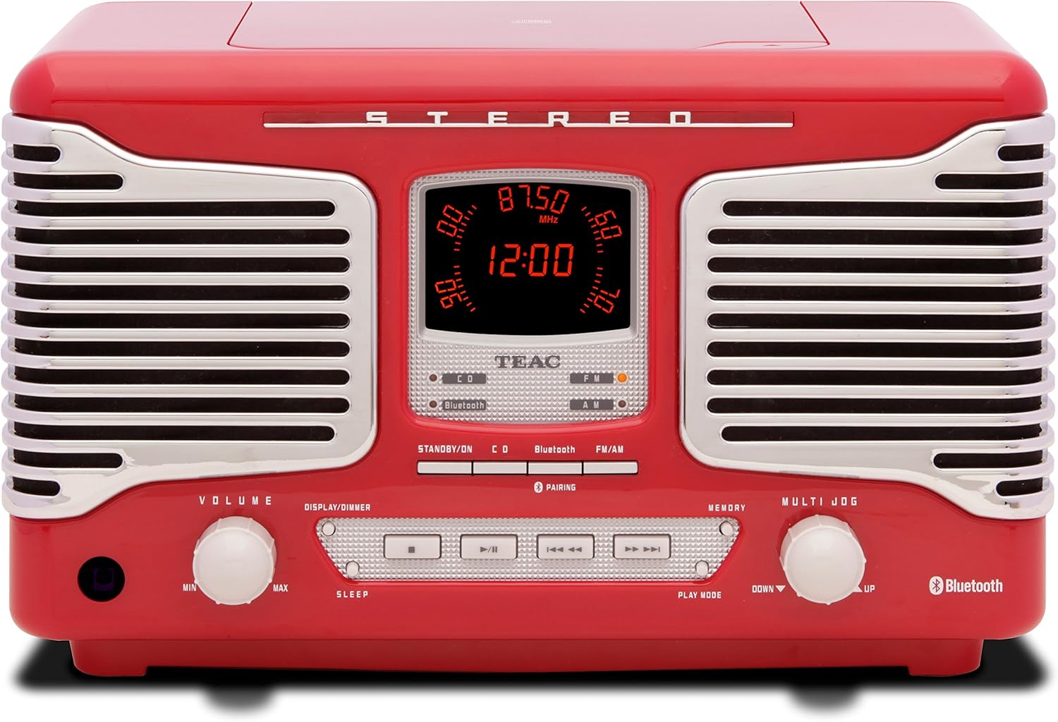 Teac SLD800BT (R) Sistema de reproducción estilo retro con Bluetooth