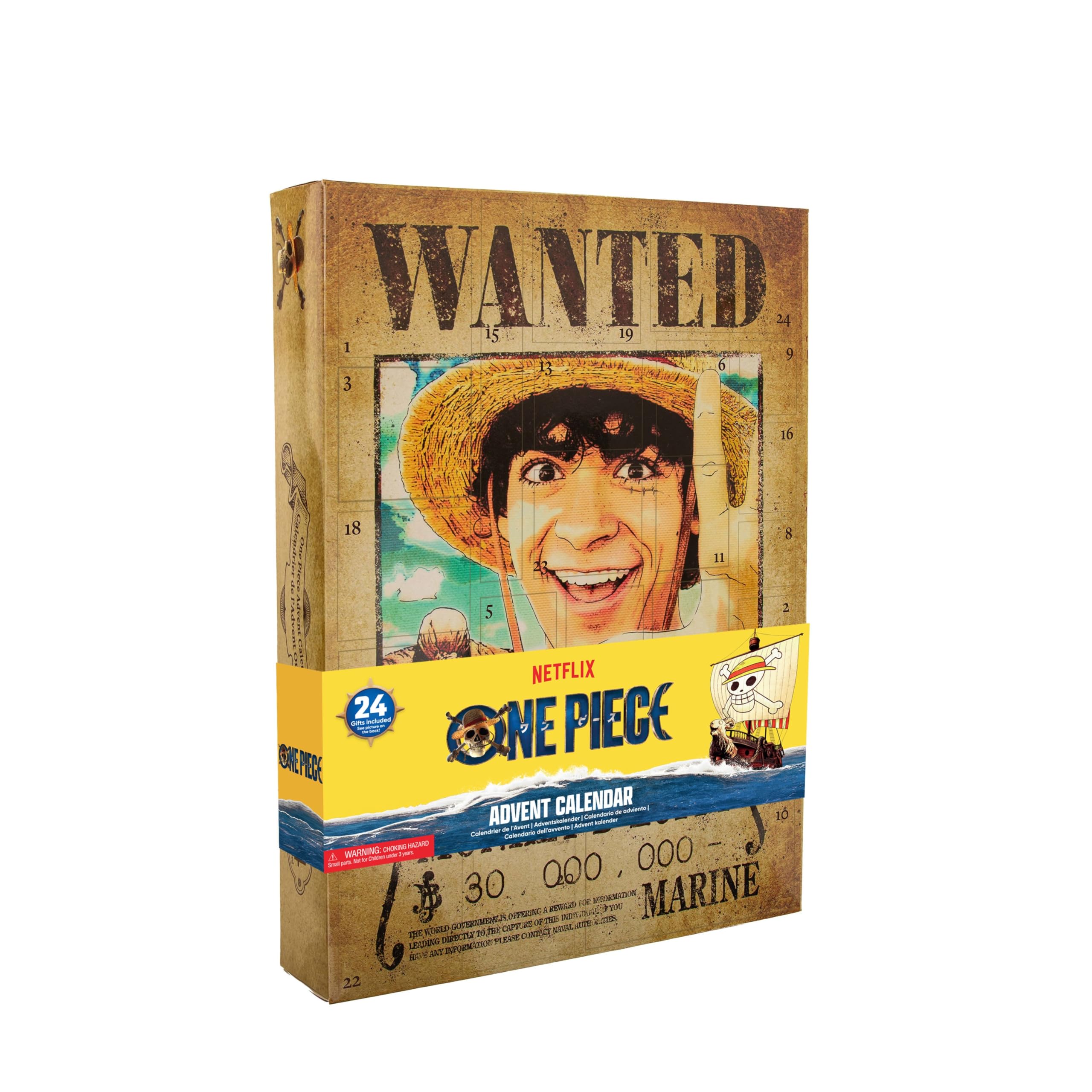 CINEREPLICAS - One Piece Advent Calendar 2025 - Officially Licensed