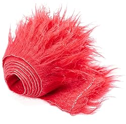 Shaggy Plush Faux Fur Fabric Precut Strips Fluffy