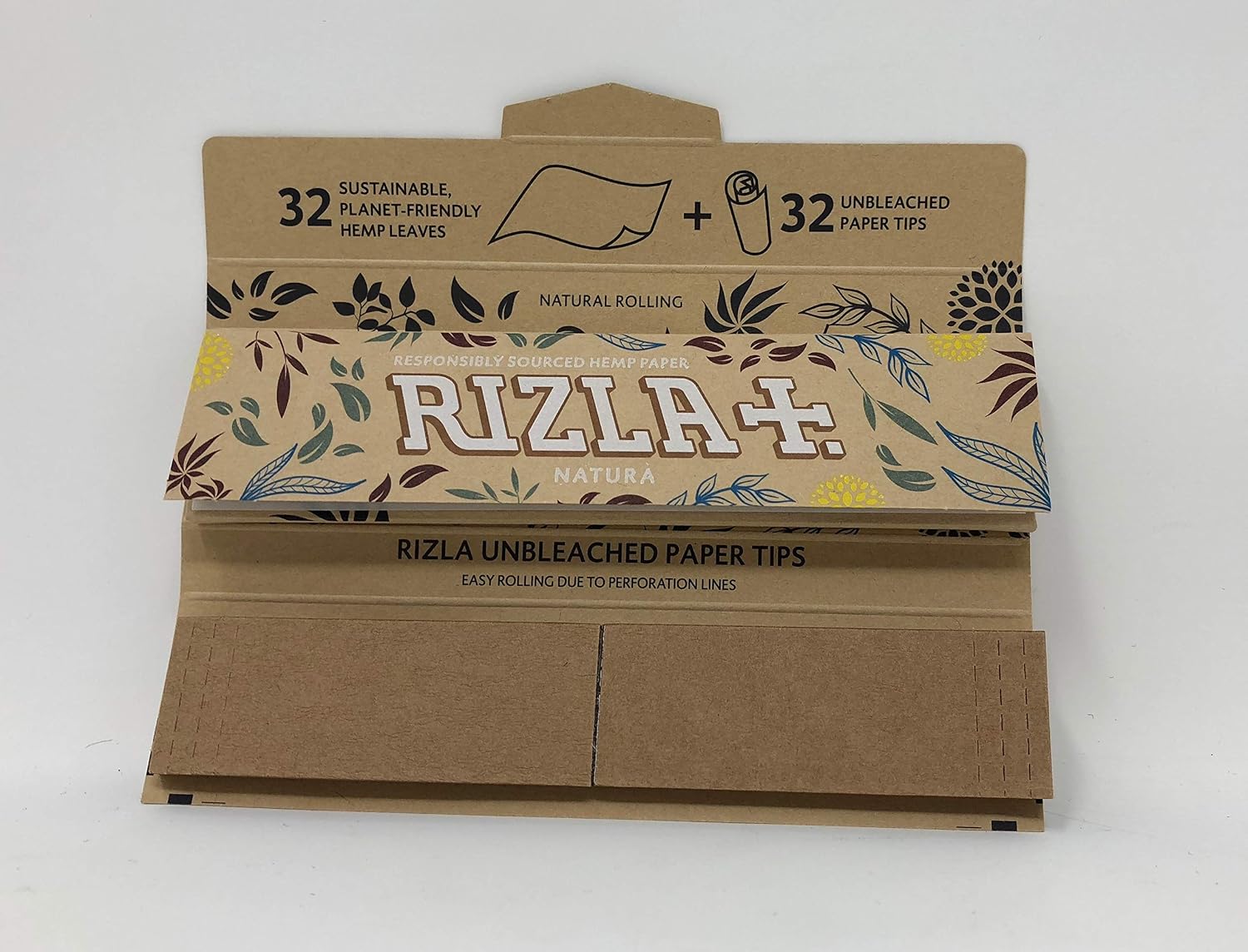 Rizla King Size Natura Combi Pack With Rizla's First Roach Tips (2 Packs), Raw Connoisseur