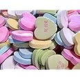 Emporium Candy Rito's Large Conversation Hearts - 2 lbs of Fresh Delicious Sweet Pastel Fruity Valentine's Candy, Red, 2 Pound (Pack of 1)