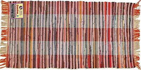 Tappeto Da Cameretta Pezzotto In Cotone Naturale 55x180 Cm