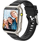 Kids Game Smart Watch for Kids with 24 Puzzle Games HD Touch Screen Camera Video Music Player Pedometer Alarm Audiostory Flashlight 12/24hr Kid Watch Gift for 4-12 Year Old Boys Girls Toys for Kid
