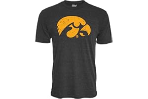 Blue 84 Men's NCAA Officially Licensed Tri-Blend T-Shirt Vintage Icon Team Color