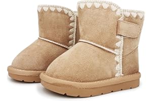 iSusuJo Baby Boots Winter Snow Booties Infant Boys Girls Outdoor Warm Shoes for Cold Weather 6 9 12 15 18 24 Months