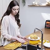 Penguin Home 5x 100% Cotton Tea Towels Ochre 65 x 45 cm Set of 5 view 2