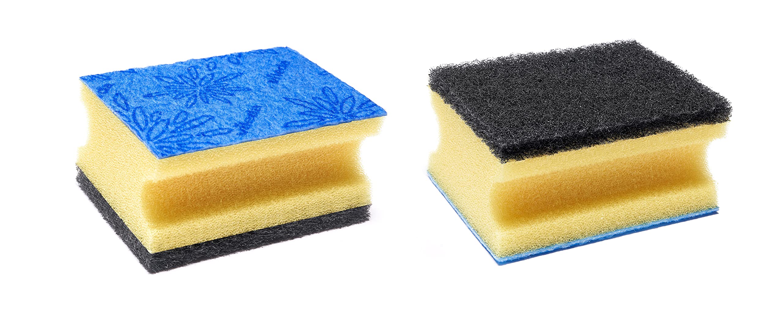 Vileda Glitzi Plus Topfreiniger, Spülschwamm für die Küche, Schwamm mit antibakterieller Wirkung, saugstark, 18er Pack 2