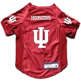 Littlearth NCAA Indiana Hoosiers Stretch Pet Jersey, Team Color, Large