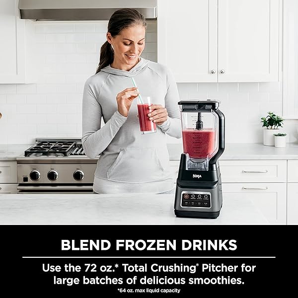 PNAEUT NINJA PROFESSIONAL PLUS BLENDER WITH AUTO-IQ, BLACK/GREY, 72OZ (BN701C)