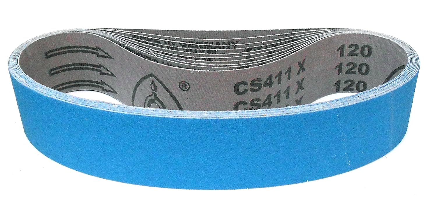 10 x Klingspor sanding belt CS411X, 50 x 686 mm, zirconium Amazon.co